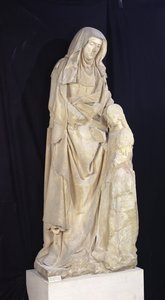 St. Anne Educating the Virgin, from the Chateau des Ducs de Bourbon, Chantelle, c.1500-03 by Jean fl.c.1465 c.1516 Guilhomet