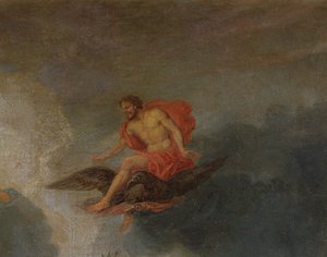 Zeus (detail from The Groves of Versailles), 1688-93 by Jean the Younger Cotelle