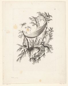 Figure with Parasol Under Tent by Jeanne Deny