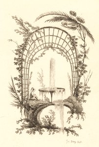 Fountain Under Pergola