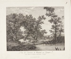 View over the Surroundings of Madrid (2nd View of the Surroundings of Madrid in Spain) by Jeanne Deny