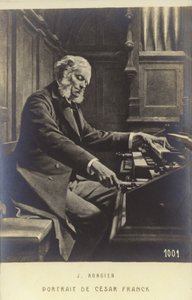 Cesar Franck, Belgian born composer, pianist, organist, and music teacher who worked in Paris during his adult life by Jeanne Rongier
