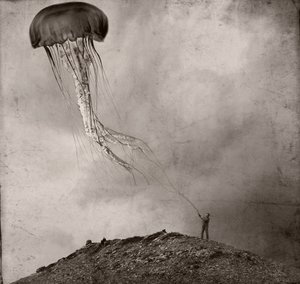 Surreal Jellyfish Kite