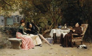 The Reprimand by Jehan Georges Vibert