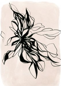 Abstract Botanical Bloom by Jenja Braun