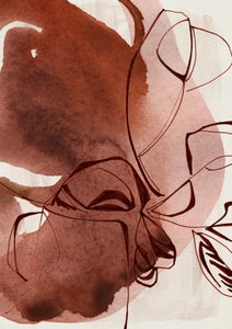 Abstract Botanical Lines by Jenja Braun