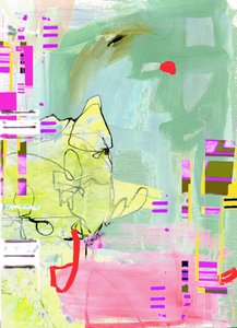 Vibrant Abstract Layers by Jenja Braun