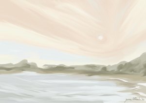 Calm Horizon Glow by Jenna Alheit