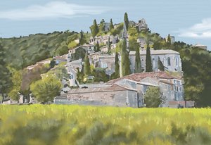 Charming Hillside Village