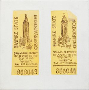 Old ticket of Empire State Building by Jennifer Abbott
