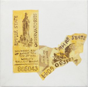 Old ticket of Empire State Building by Jennifer Abbott