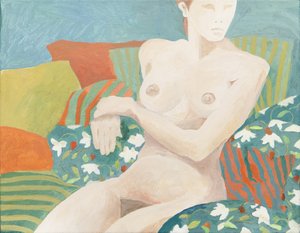 Seated nude