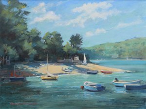 Fishermans Cove Salcombe, 2016 by Jennifer Wright
