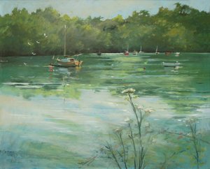 Salcombe Batson Creek by Jennifer Wright