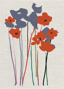 Printed Poppies