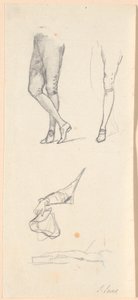 Leg and Arm Studies for the Portrait of Frederick VI