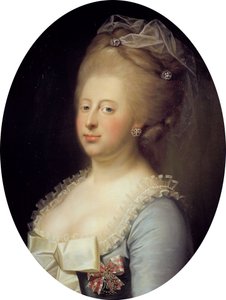 Portrait of Queen Caroline Mathilde of Denmark