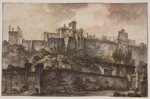 Scene from the Foot of the Palatine, Rome by Jens Petersen Lund