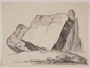 Ruins and Cypresses