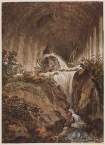 Waterfall under Masonry Vault
