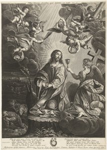 Christ in the Garden of Gethsemane by Jeremias Falck