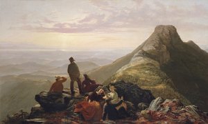 The Belated Party on Mansfield Mountain, 1858 by Jerome Thompson