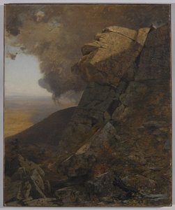 A Cliff in the Kaatskills by Jervis McEntee