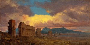 Roman Aqueduct by Jervis McEntee
