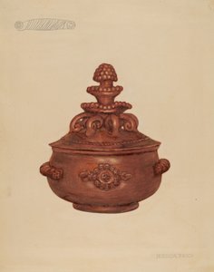 Covered Bowl by Jessica Price