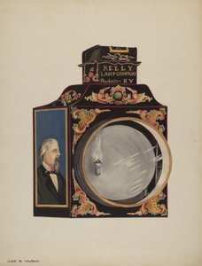Locomotive Headlight by Jessie M. Youngs