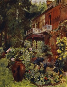 Leighton House, The Studio Balcony, from Garden by Jessie MacGregor