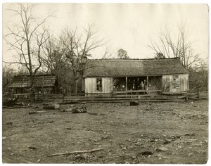 Arkansas house, family by Jessie Tarbox Beals