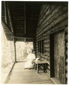 Mrs. Edward McDowell Marian Griswold (Nevins) MacDowell, Peterboro NH, McDowell MacDowell Colony by Jessie Tarbox Beals
