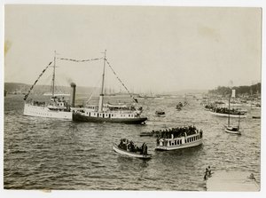 Naval Parade, Sept 25 General view toward Grant