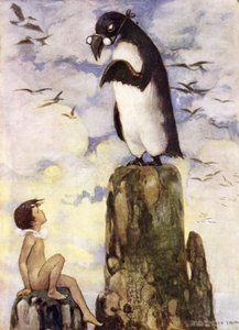 Illustration for The Water Babies by Charles Kingsley by Jessie Willcox Smith