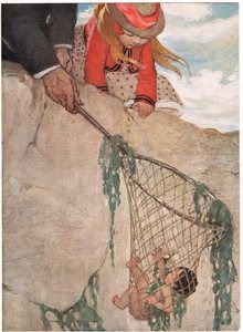 Tom Entangled in the Fishing Net, Illustration from 