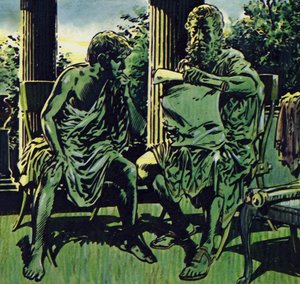 Philip Obtained the Services of Aristotle to Tutor His Son by Jesus Blasco
