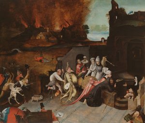 The Temptation of St Anthony by Jheronimus Bosch (copy after)
