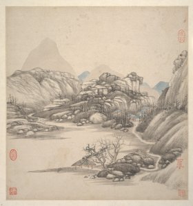 Landscapes in the styles of ancient masters by Jian Wang