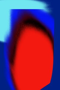 Fluid Red Blue Abstract