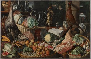 Kitchen Scene with Christ at Emmaus