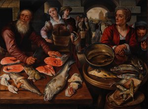 Fish Market by Joachim Beuckelaer
