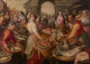 Fishmarket by Joachim Beuckelaer