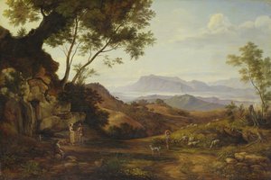 Italian Landscape by Joachim Faber