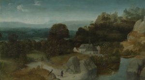 Landscape with the Temptation of Saint Antony Abbot by Joachim Patinir (workshop of)