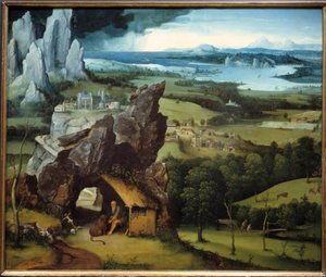 Landscape with Saint Jerome by Joachim Patinir