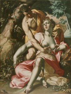 Cephalus and Procris (The Death of Procris), c.1595–1600 by Joachim Wtewael or Utewael or Wyewael