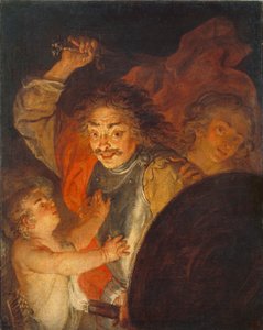 Mars, Venus and Cupid Allegory of Anger, c.1630 by Joachim von Sandrart