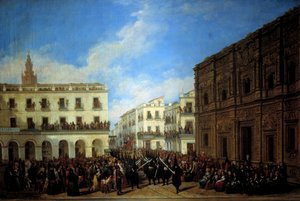 Holy Week Procession in Seville, 1853