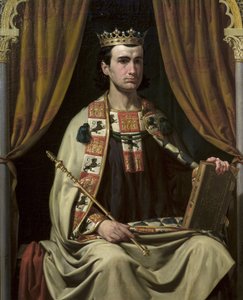 Portrait of Alfonso X (1221-1284), King of Castile by Joachin Dominguez Becquer